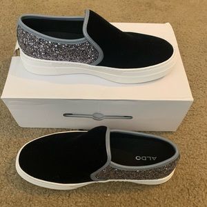 Black Classic Slip Ons